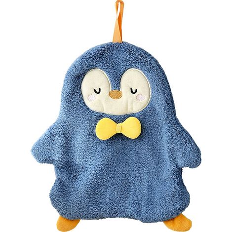 Niedliches Pinguin-Handtuch, weicher Wandschwamm für Küche und Bad (1/5)