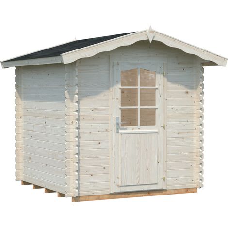 Casetta in legno non trattato Vivian 218x218 cm