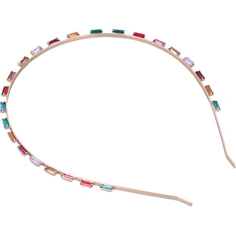 Les bandeaux à strass sont élastiques, confortables à porter, brillants, beaux, pratiques et disponibles dans une variété de couleurs, y compris des couleurs foncées (712). (1/5)