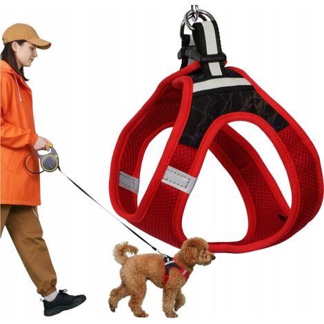 Arn茅s para perros peque帽os, reflectante, c贸modo, sin presi贸n, talla M.