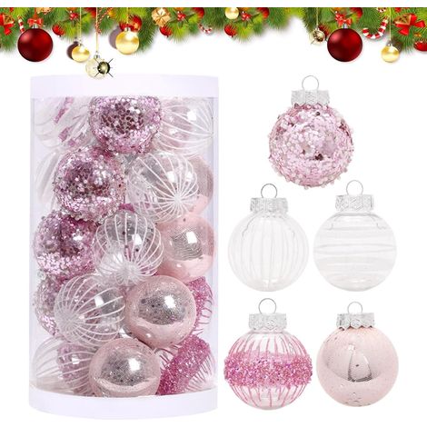 Boules De Noël,Boules de 6 cm Cadeaux pour Bas,Kit de 25 (1/5)