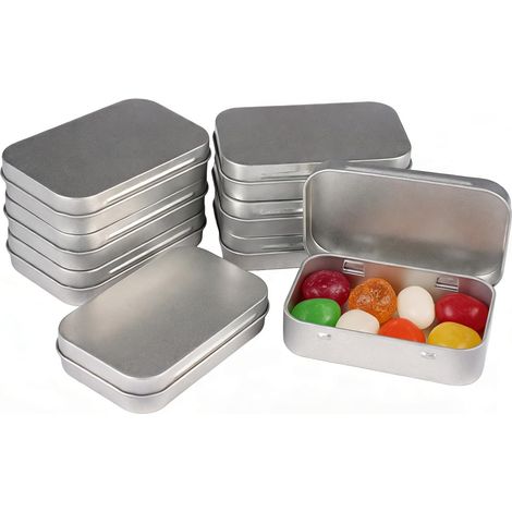 Pieces 9.5 × 6 × 2cm Small Metal Box (1/5)