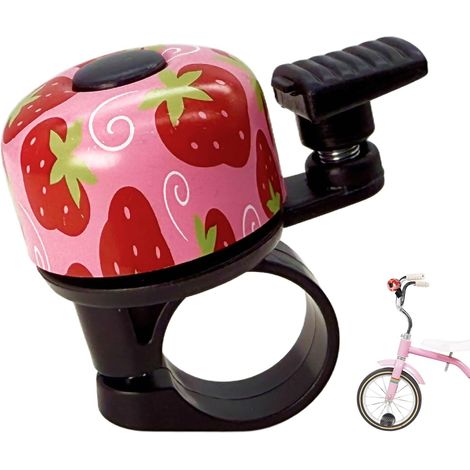 Fahrradklingel aus Messing für Mädchen, klassische Fahrradklingel mit schönem, lautem Klang, Fahrradzubehör für Kinder