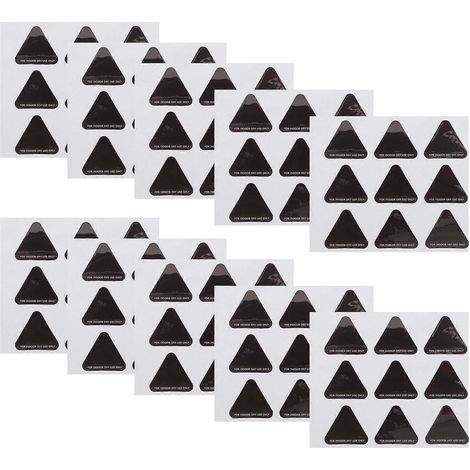 Lot de 10 autocollants d'avertissement de température élevée pour équipements à changement de couleur - Attention aux brûlures-2.00X1.80X0.40CM (1/5)