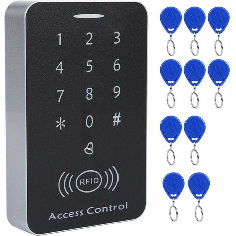 Serrure de Porte, RFID Autonome de Lecteur de Cartes de contrle d'accs avec Clavier numrique et avec 0 Cartes pour Maison/Appartement/Bureau etc (1/5)
