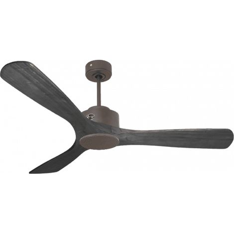 Modulo de KlassFan - Super destratificateur et ventilateur DC 132 cm Chocolat pales bois noir sans Lumière  25 à 40 m²