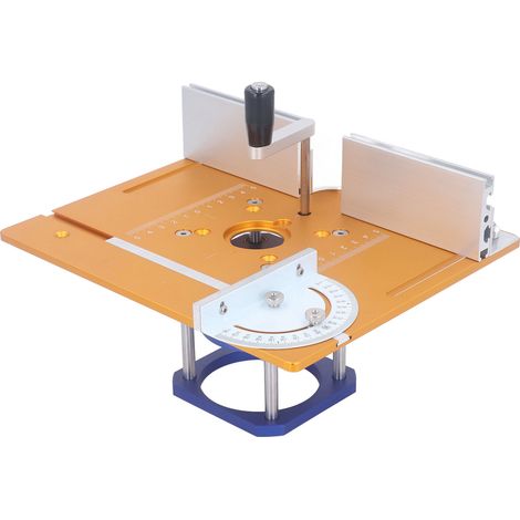 Systèmes de levage pour table de défonceuse électrique réglable de 0 à 54 mm avec base de levage inversée pour le travail du bois : rainurage, tenonnage et ébarbage. (1/5)