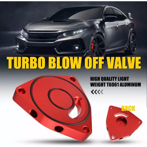 1 Entretoise soupape décharge Turbo, Aluminium usiné CNC, Pour Honda Civic 1.5T 2015-2021 (1/5)