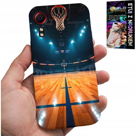 Custodia per Samsung Galaxy Xcover 5 - Campo da basket NBA, canestro, motivi per tifosi (1/5)