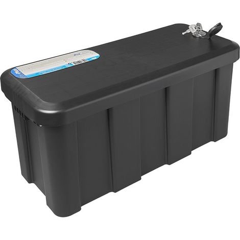 Boite de rangement timon plastique 25l 565 x 245 x 290mm incl pret a monter (1/5)