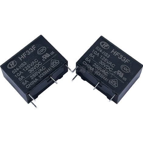 Xiamen Hongfa HF33F/012-HS3 12V DC 5A Relay, new and original