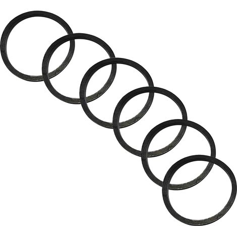 6 Pièces Joints de Caoutchouc, Toriques en Caoutchouc Plats, Rondelles Tuyau Drainage, Joint pour vidage OD 45mm, ID 39mm - Anneau d'étanchéité-OD 45mm (1/5)