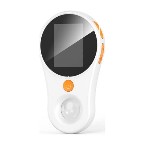 Microscope numérique macro à focale fixe, loupe portable, écran couleur 2 pouces, 200 W pixels, grossissement 500x, 8 LED intégrées, batterie rechargeable (blanc) (1/5)