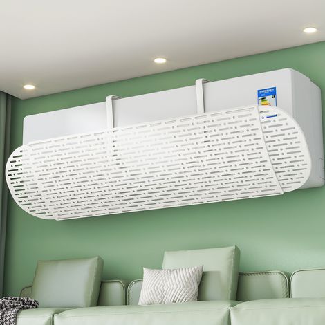 Déflecteur d'air clim sans perçage, anti-souffle direct pour enfants, réglable, plastique épaissi lavable -Alovez-WCY (1/2)