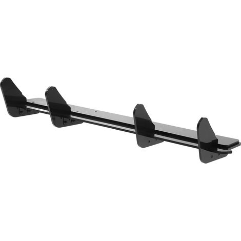Diffuseur de pare-chocs arrière V2 style Maxton noir brillant avec extensions latérales et lèvres pour VW Golf MK7 2013-2016, kit de remplacement complet (1/5)