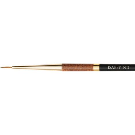 Pinceau - Rond fin - Aquarelle - Isabey - Martre Kolinsky Pure - 6227i - N°2 - Fibres naturelles (1/2)