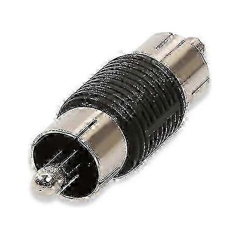 Lot de 4 connecteurs RCA mâle-mâle noirs pour câbles audio-vidéo (1/4)