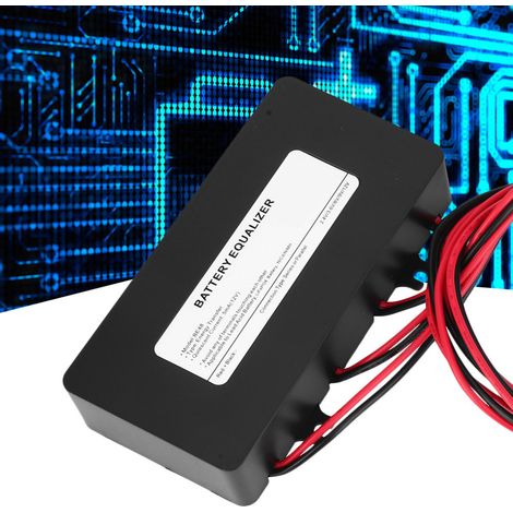 Batteriebalancer, schwarzer Solarpanel-Systembalancer mit Verpolungsschutz, 48 V (1/5)