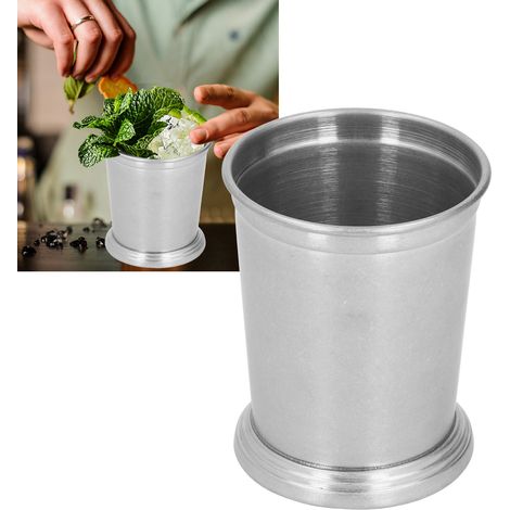 Vintage-Cocktailbecher aus Edelstahl 304 mit stabilem Boden, ideal für die Hausbar oder zur Herstellung von Old-Fashioned-Cocktailgläsern. (1/5)