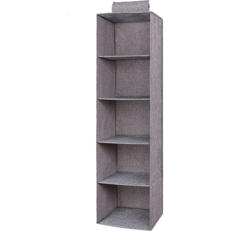Sac de rangement suspendu lavable pour vêtements, sac de rangement multicouche pour tiroir de penderie (1/5)