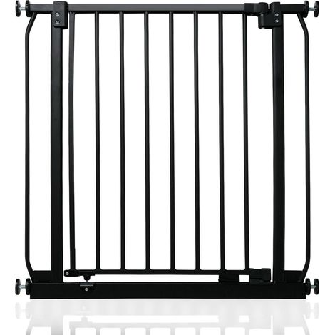 Safetots Barrière De Sécurité Elite, Barrière D'escalier À Fixation Par Pression, 71cm - 80cm, Couleur Noir Mat (1/5)