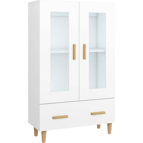 Maison Exclusive - Credenza Bianca 70x31x115 cm in Legno Ingegnerizzato (1/5)