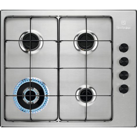 Placa de gas Electrolux EGS6414X Triple Corona Acero inoxidable 60 cm (1/5)