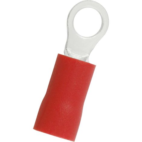 Cosses à œillet RS PRO, Isolé, Rouge, 1.5mm², 3.7mm, 5.5mm