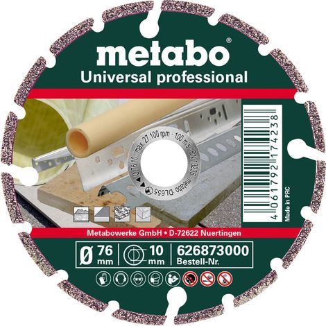 Metabo - Diamanttrennscheibe 76x10 mm 626873000 (1/3)