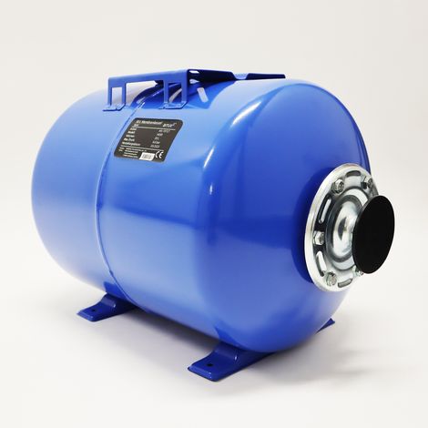 Stahl Membrankessel 50L Druckkessel Hauswasserwerk Kessel inkl Membran 1 Zoll Anschluss max. Druck 6 Bar