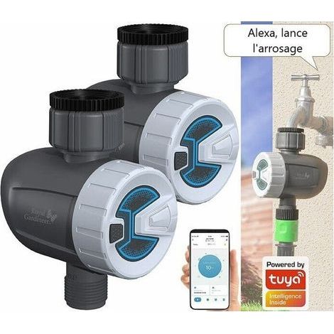 2 programmateurs d'arrosage connectés BWC-520.bt avec commandes vocales (1/5)