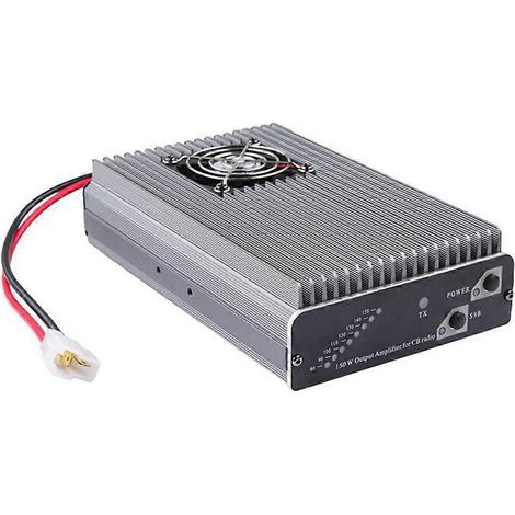 Amplificateur radio CB CB-27 PA150W, puissance de sortie 120-160 W, portée 3-5 km, SSB, gris (1/5)