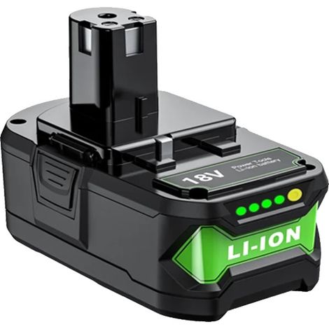 Batterie lithium-ion, capacité 7000mAh, tension 18V, compatible avec Ryobi, 1 7.0Ah Batterie (1/2)
