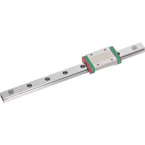 Miniatur-Linearschlitten MGN12H 200 mm aus hochfestem Wälzlagerstahl, präzise Bewegungsführung für Solaranlagen, robuster und kompakter Schlitten. (1/5)