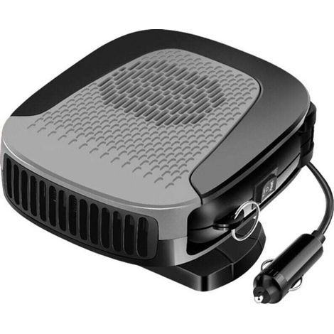 12V 150W Autoheizung, tragbare Autoheizung, Enteisungs- und Entfeuchtungsventilator mit 360° drehbarem Heizelement und 1,5 m langem Zigarettenanzünderkabel (1/4)