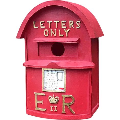 Nichoir boite à lettres britannique rouge (1/4)