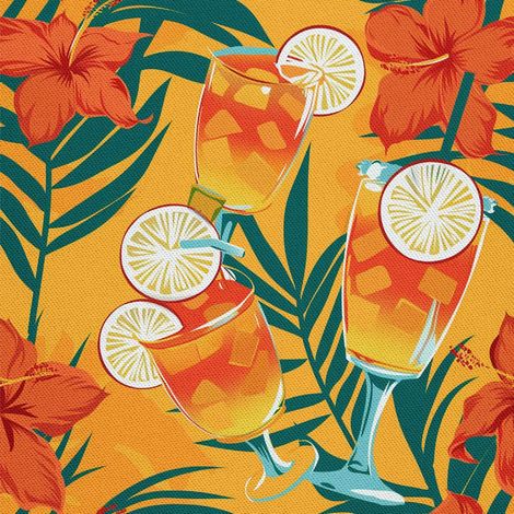 Outdoor Dekostoffe Oxford - Motiv Cocktail DX8627 (1/5)