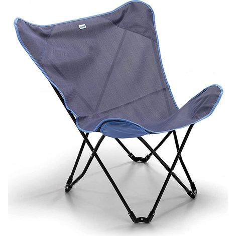 Fiesta M0806-02 Poltroncina Breeze blu pieghevole in textilene sacca trasporto (1/3)