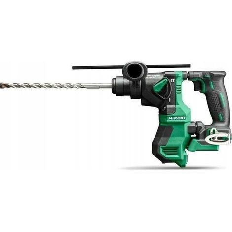 Hikoki (Hitachi) – Perforateur sans fil 18V – Énergie d'impact 1.3J – Moteur Brushless – Pour béton et maçonnerie – Éclairage LED et poignée anti-vibration - DH18DPAW4Z (1/3)