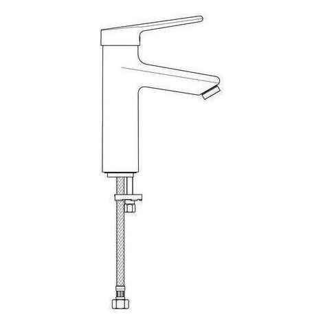IS WT-Armatur CERAPLUS 2, Grande o.Ablgarn., Ausld. 123mm, chrom (1/4)
