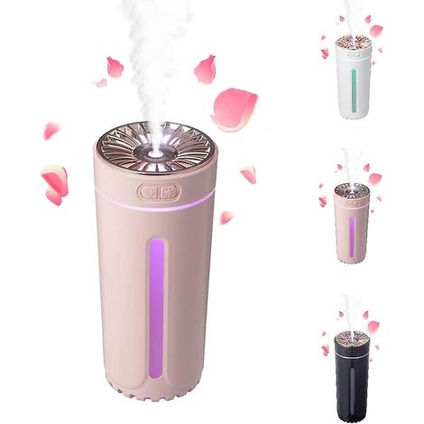 Humidificateur sans fil, humidificateur d'air sans fil à brume fraîche avec veilleuse et fonction de remplissage automatique sans eau (1/5)