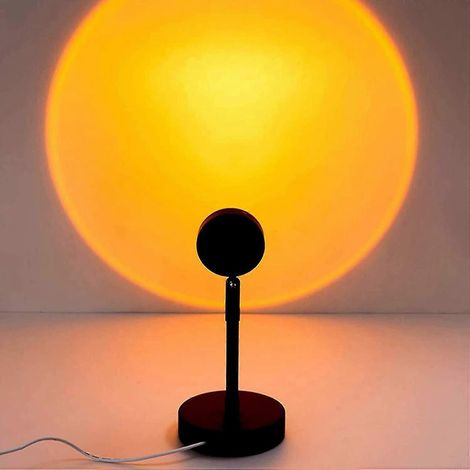 Projecteur LED coucher de soleil, lampe sur pied arc-en-ciel moderne (coucher de soleil) (1/2)