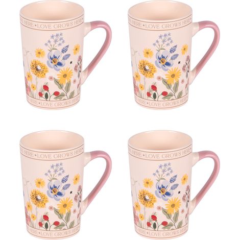 Table Passion - Coffret de 4 mugs Céleste 38 cl (1/2)