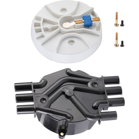 Jeffergarden Kit d'allumage de Rotor de chapeau de distributeur de voiture adapté pour Chevrolet Astro Blazer Express 10452458 (1/5)