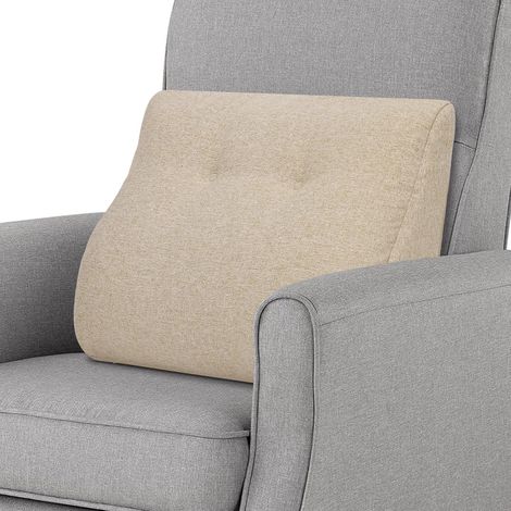 Coussin lombaire ergonomique pour canapé et fauteuil - Double couche en mousse à mémoire de forme avec maintien ferme - Coussin lombaire indéformable pour une assise prolongée - Housse lavable (1/5)