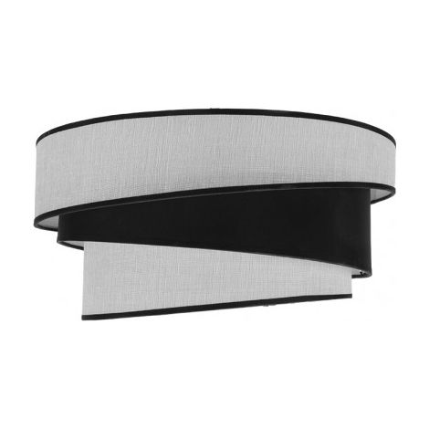 Hara weiß/schwarz Hänge/Stehlampenschirm e27 hara 40dx30dx20h