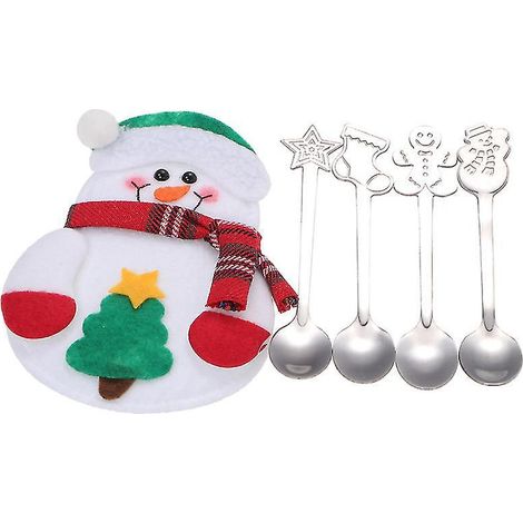 Lot de 5 cuillères à café de Noël