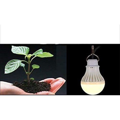 Tragbare USB-LED-Campinglampe, Notlichtbirne mit USB-Kabel, nicht dimmbar (1/5)