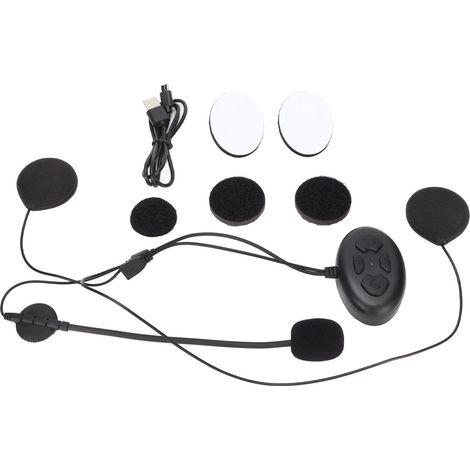Casque Bluetooth pour moto DK12, étanche IP65, sans fil, avec musique stéréo mains libres