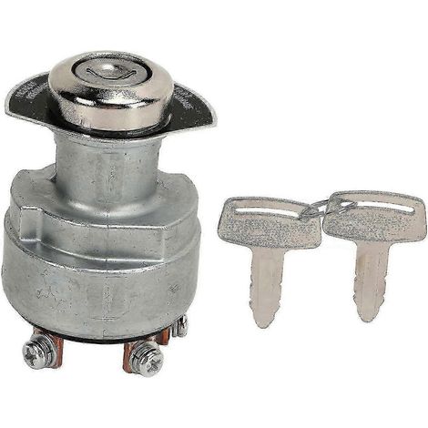 Interrupteur à clé d'allumage pour moteur Kubota D722 D902 D1005 D1105 D1305 V12 (1/5)
